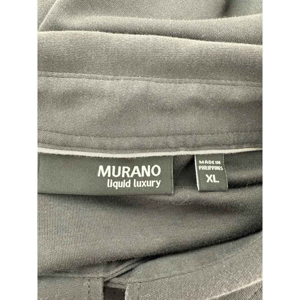 Murano Liquid Luxury Mens‎ Gray Button-Down Shirt XL